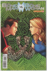 Bionic Man vs. Bionic Woman #1 (2013, Dynamite), VG condition (4.0)