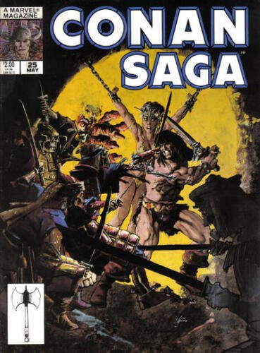 Conan Saga #25 FN; Marvel | Howard Chaykin - we combine shipping 