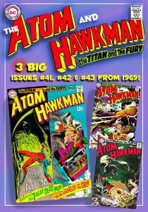 THE ATOM & HAWKMAN #41 - 43 (1969) 7.5 VF-  3 Issues! J. Kubert! M. Anderson!