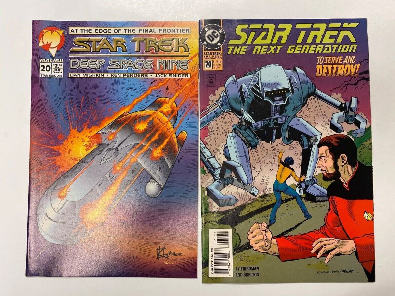 6 MALIBU comic books Star Trek Deep Space Nine #1 10 11 17 20 Next #70 73 K17