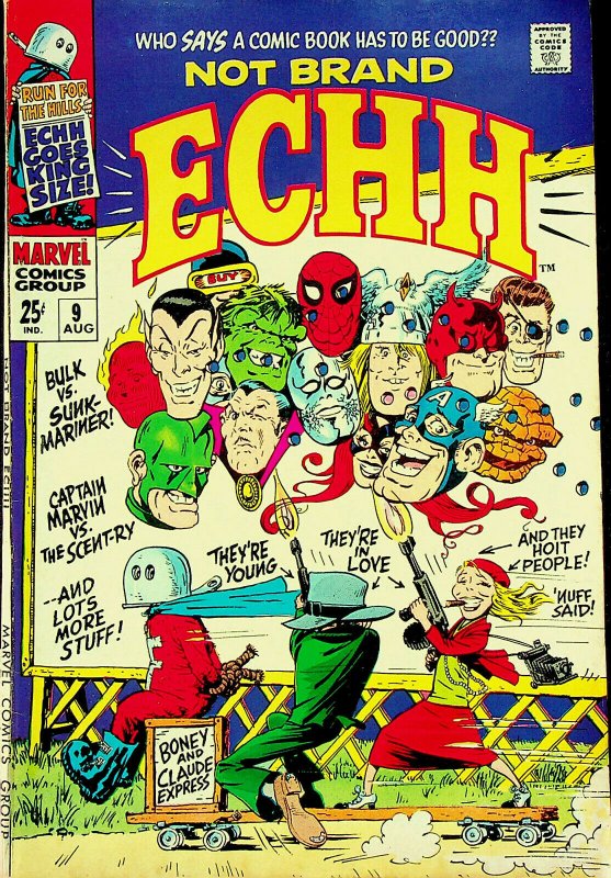 Not Brand Echh No.9 (Aug 1968, Marvel) - Very Fine/Near Mint 