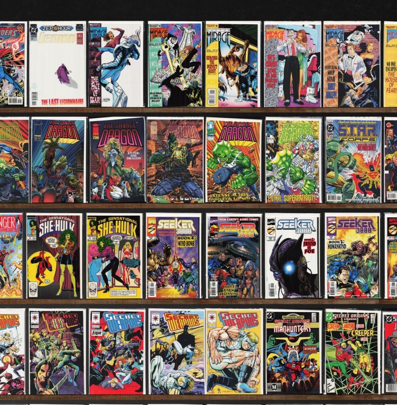 Huge Lot 150+ Comics with Secret Weapons, The Flash, Hardcase & More!