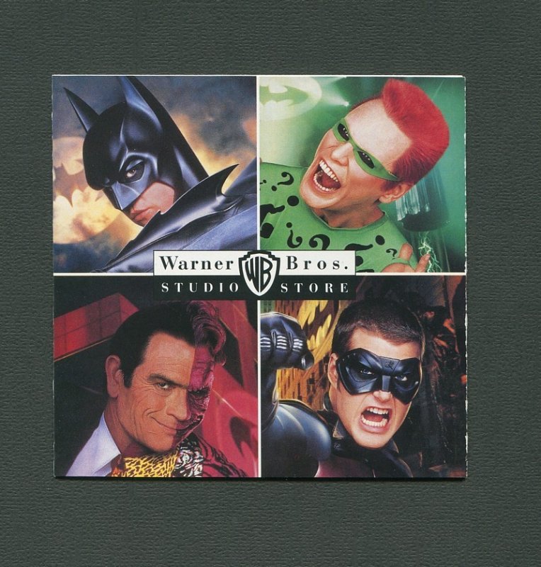 1995 Batman Forever Promo Store Pamphlet / MINT