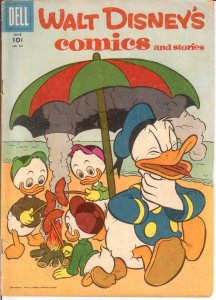 WALT DISNEYS COMICS & STORIES 201 VG June 1957 COMICS BOOK