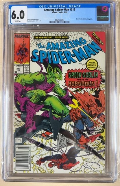 The Amazing Spider-Man #312 (1989). CGC 6.0