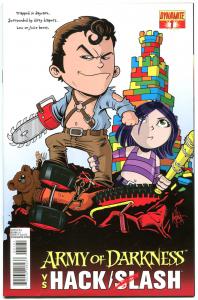 ARMY OF DARKNESS HACK SLASH #1, VF+, Variant, 2013, Horror, more AOD in store