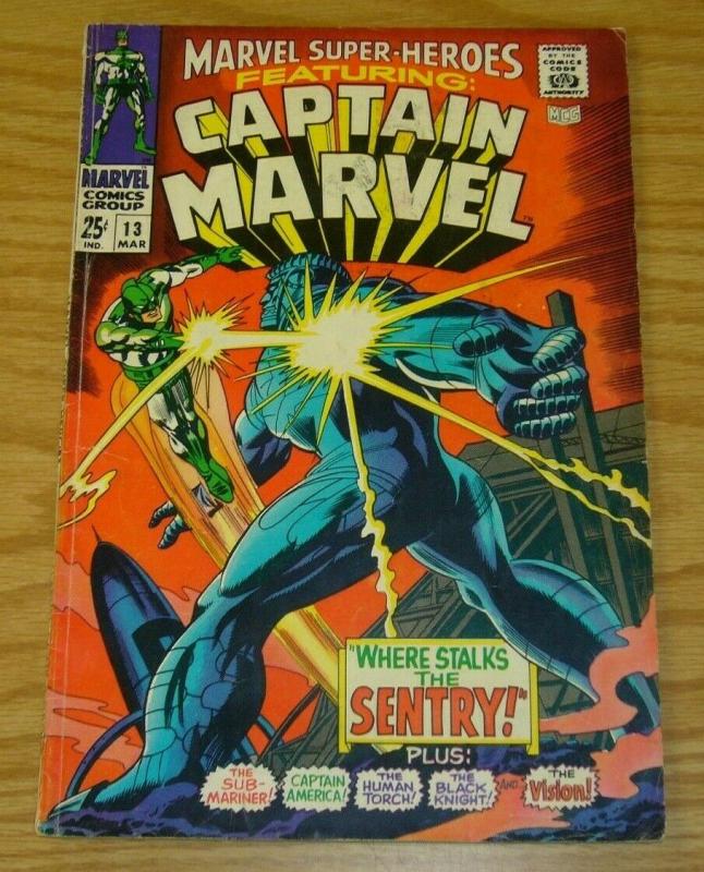 Marvel Super-Heroes #13 first appearance of Carol Danvers (later Captain Marvel)