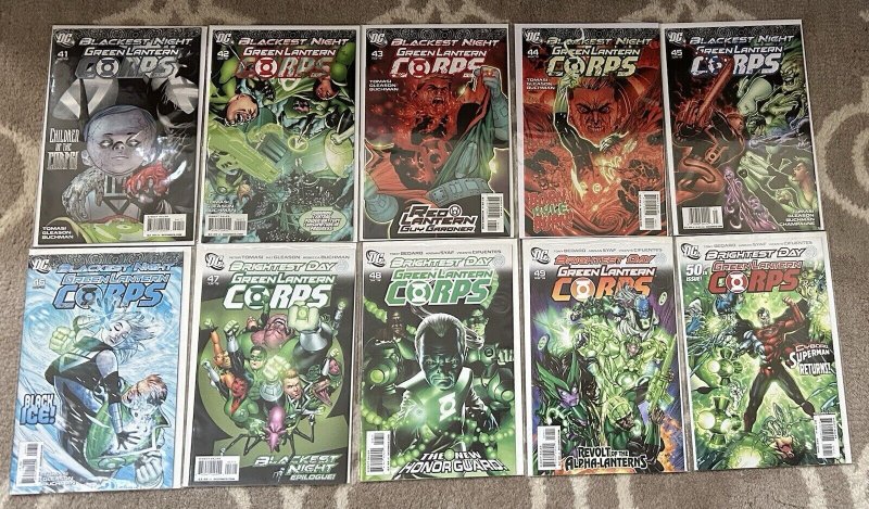 Green Lantern Corps #1-63 Complete Set NM 2006