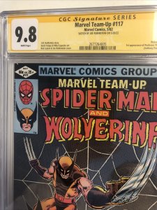 Marvel Team-Up (1982) #117 (CGC 9.8 SS WP) Sketch Joe Rubinstein