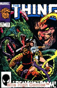 THING   (1983 Series)  (MARVEL) (FANTASTIC FOUR) #13 Very Good Comics Book