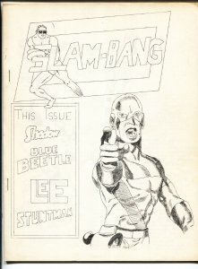 Slam-Bang #3 1965-Rare low print run Fanzine-Stan Lee-Jack Kirby-Blue Beetle