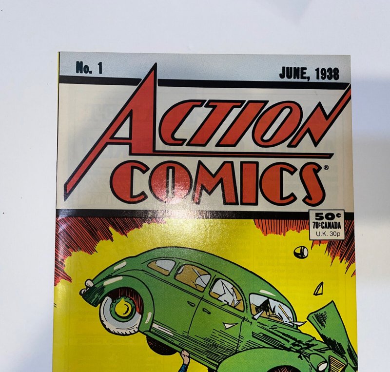 Action Comics #1 Reprints #1 1988 Direct Variant Nice Grade ! 