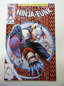 Ninja Funk #3 Homage Variant Cover Signed W/COA NM Condition