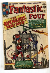 FANTASTIC FOUR #26 -- comic book -- 1964 -- MARVEL -- AVENGERS -- VG-