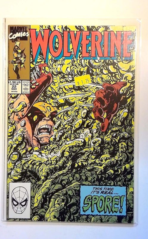 Wolverine #22 (1990) Marvel Comics 9.4 NM X-Men 1st Print Comic Book