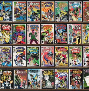 Huge Lot 140+ Comics with Power Pack, Green Lantern, Alpha Flight & More!