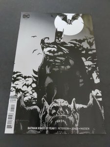 2018 Batman Kings of Fear 1 Bill Sienkiewicz variant black white cover VF-