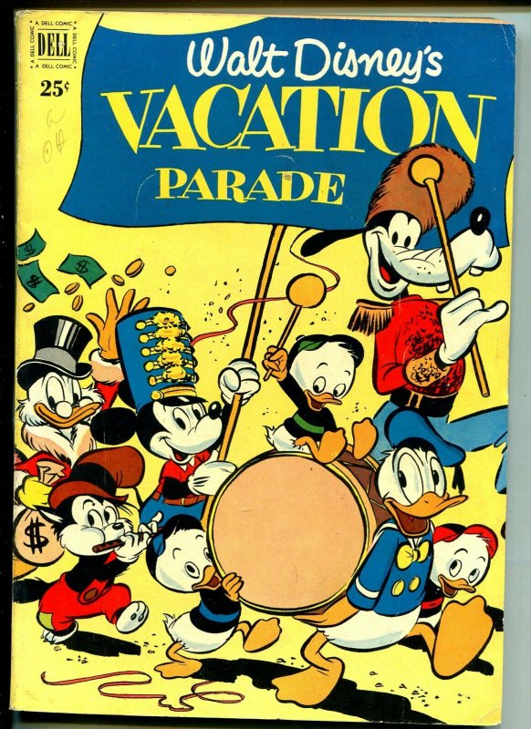 Walt Disney's Vacation Parade #2 1951-Dell-Giant edition-Mickey-Donald-Goofy-VG+