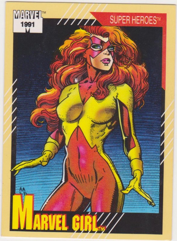 1991 Marvel Universe #4 Marvel Girl
