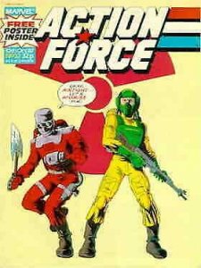 Action Force (Marvel UK) #32 FN; Marvel UK | with poster - we combine shipping 