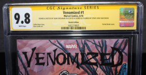 Venomized #1 CGC (9.8) Signed & Sketched by Skan Srisuwan & Steve Lydic - 2018