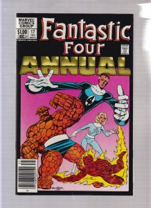 Fantastic Four Annual #17 - John Byrne Art! (8.5) 1983 NEWSSTAND