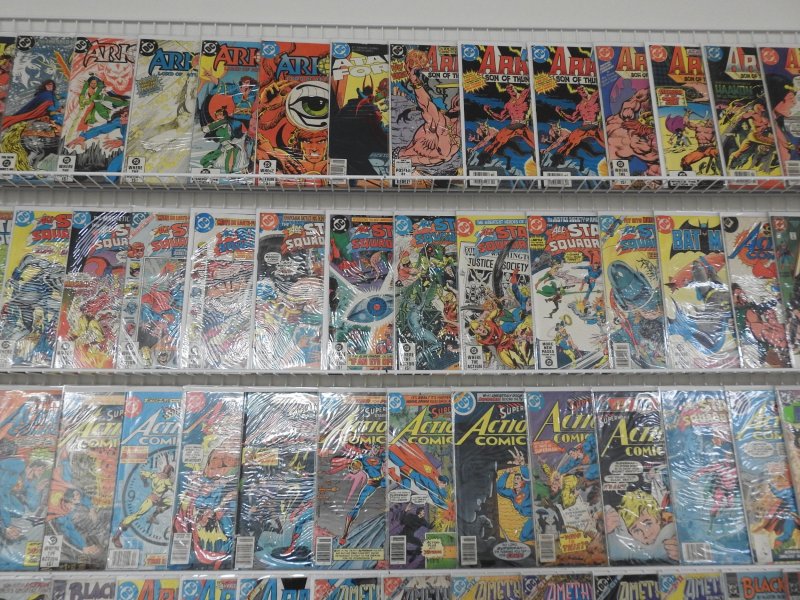 Huge Lot 120+ Comics W/ Action Comics, Batman, Superman, +More! Avg FN Cond!