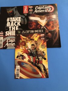 Captain America: Sam Wilson #'S 14 19 & #24  (2017)