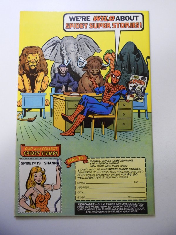 Spidey Super Stories #35 (1978) FN Condition