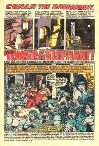 CONAN the BARBARIAN #4 (April1971)  6.0 FN  'Tower of the Elephant' Classic!