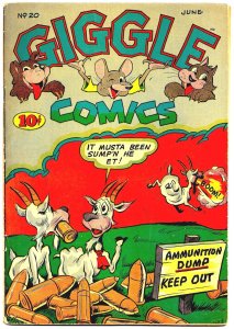 GIGGLE COMICS #20 (Jun1945) 6.0 FN  Dan GordonCover! Hultgren! Wickersham!