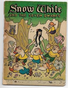 Snow White and the Seven Dwarfs Kinney shoes promotional comic 1.8-2.0 1957