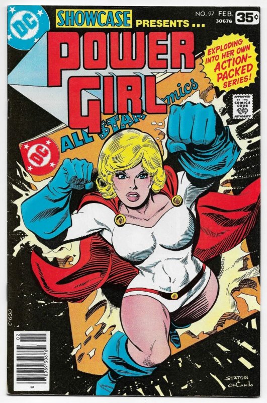 Showcase #97 Origin Of Power Girl (DC, 1978)