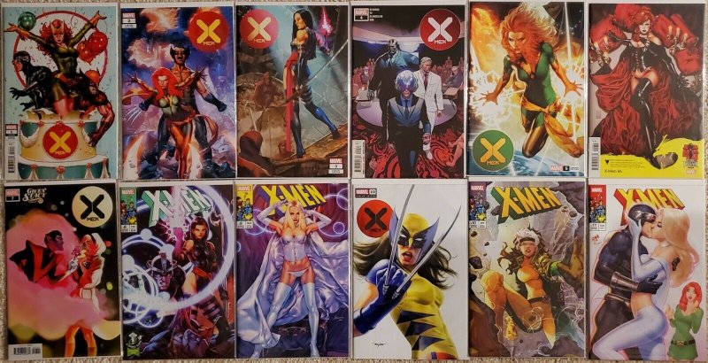 X-Men #1 #2 #3 #4 #5 #6 #7 #8 #9 #10 & #11 ? various Anacleto &  Parillo crain