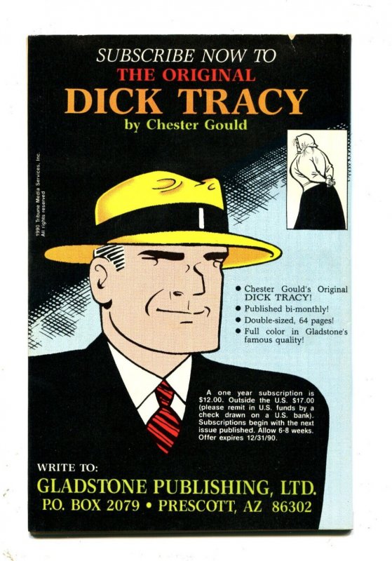 Original Dick Tracy #1 - Chester Gould Cover (8.0/8.5) 1990