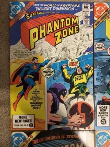 DC Superman Presents The Phantom Zone 1-4 Complete Set * 1982 *