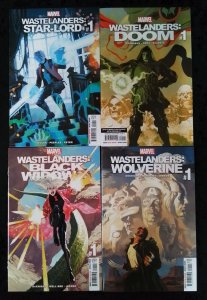 Wastelanders Lot of 4 Black Widow Doom Star-Lord Wolverine Marvel 2019 VF/NM