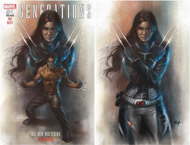 Generations Wolverine & All-New Wolverine #1 Two Cover Set Lucio Parrillo