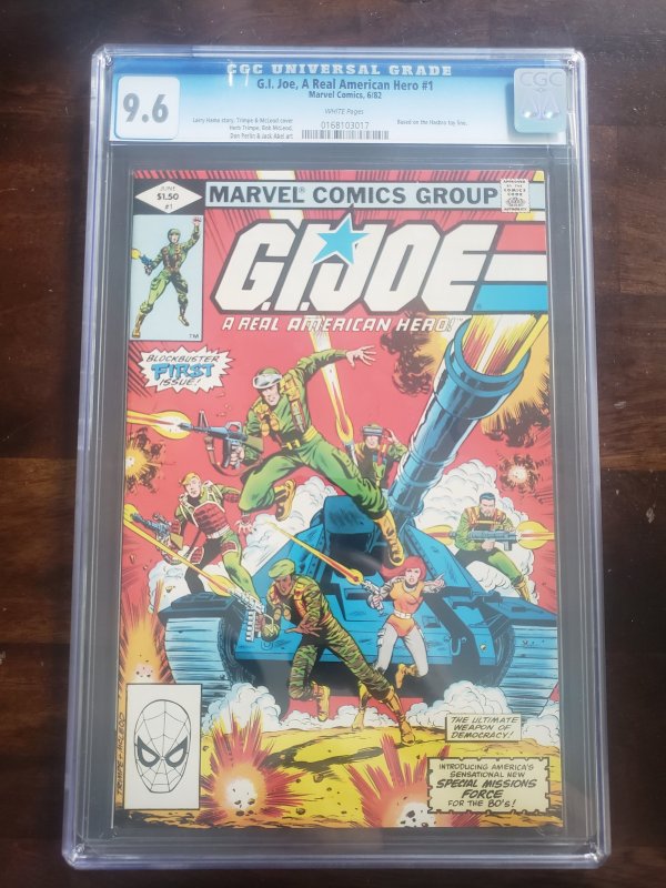 G.I. Joe A Real American Hero 1 CGC 9.6