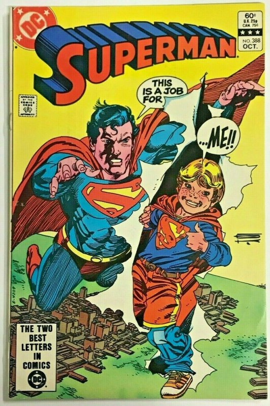 SUPERMAN#388 FN/VF 1983 DC BRONZE AGE COMICS