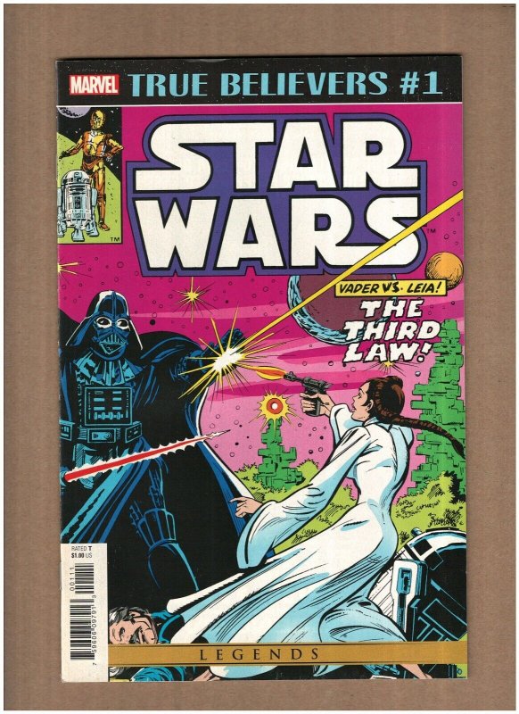 True Believers Star Wars- Vader vs. Leia #1 Marvel Comics 2020 NM- 9.2