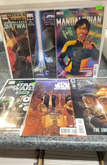 20. Random Star Wars books all books are VF.