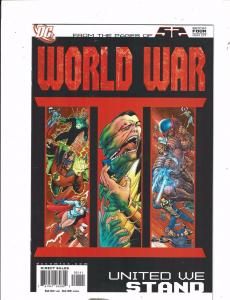 Lot of 4 World War DC Comic Books #1 2 3 4 KS4