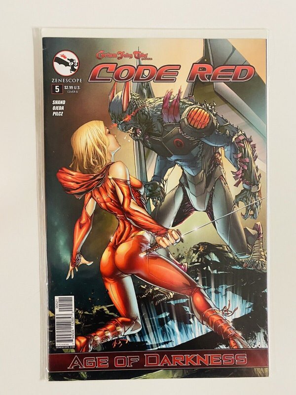 Lot 4 VARIANTS Grimm Fairy Tales Code Red 1B 2D 4B 5B Zenescope Comic HIGH GRADE 