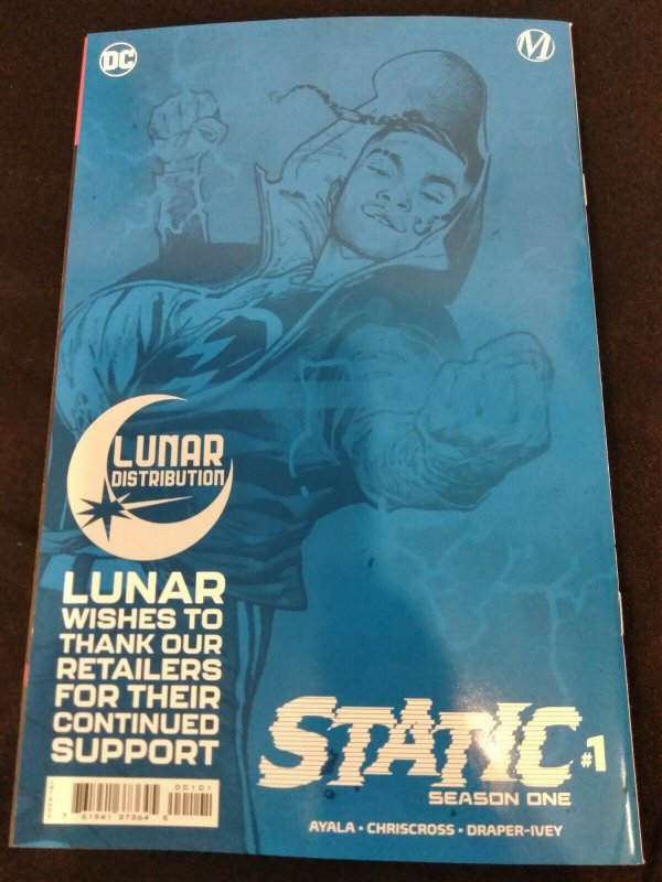 Static Season One #1 Olivier Coipel Sketch Thank You Variant MILESTONE COMEBACK!