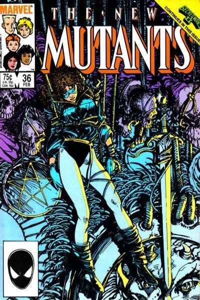 New Mutants (1983 series) #36, VF+ (Stock photo)