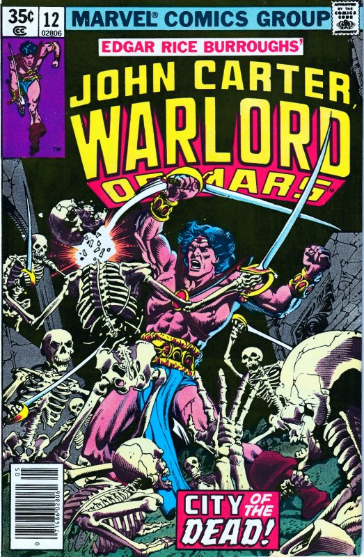 John Carter Warlord of Mars(Marvel) # 12, Annual # 1,2