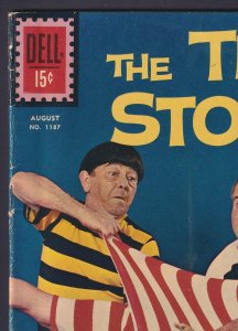 Three Stooges #1187 Photo Cover VG/FN 5.0 Dell Comic - Aug 1961