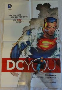 DC YOU SUPERMAN Promo Poster , 22 x 34, 2015, DC,  Unused more in our store 032