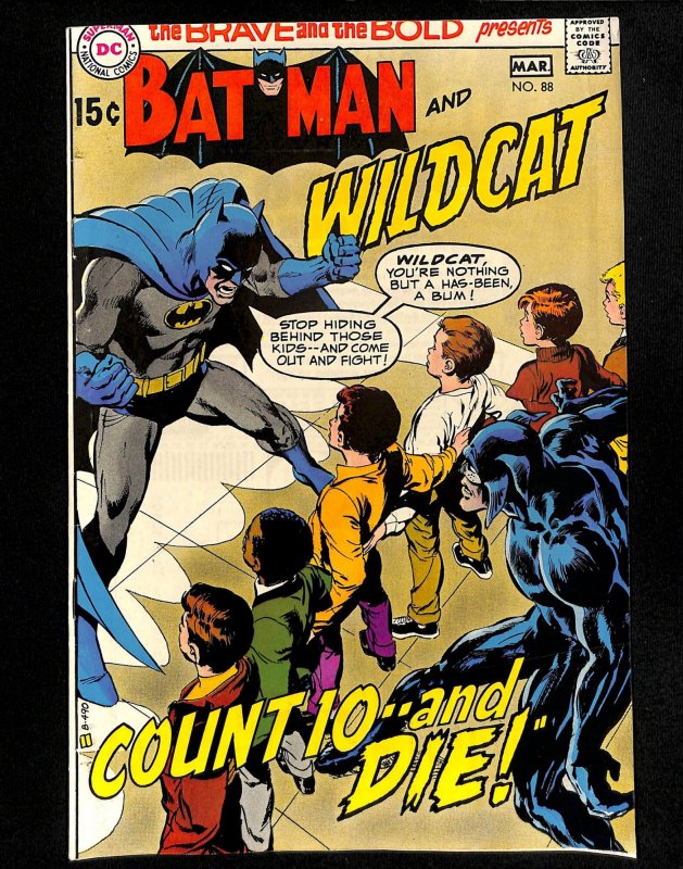 Brave And The Bold #88 Batman Neal Adams Art!